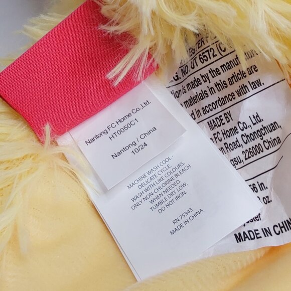 'COTTONTAIL LANE' PLUSH HOODED THROW BLANKET 36"×56" 'CHINNI' 'CHIC' - Picture 12 of 16